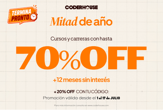 Hasta 70% OFF + 20% OFF extra
