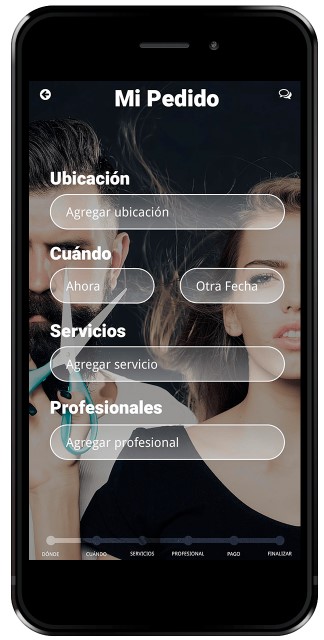 App de belleza a domicilio